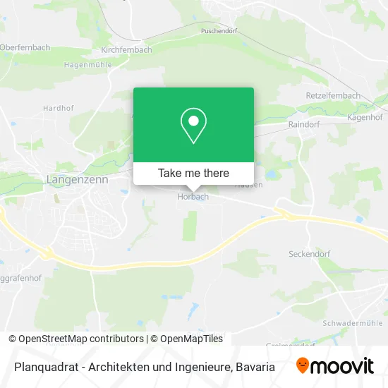 Карта Planquadrat - Architekten und Ingenieure