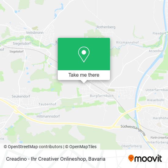 Creadino - Ihr Creativer Onlineshop map