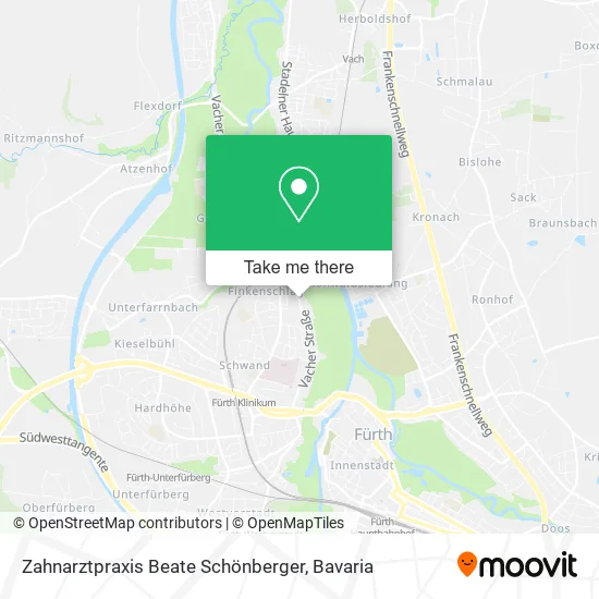 Карта Zahnarztpraxis Beate Schönberger
