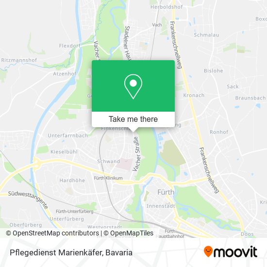 Pflegedienst Marienkäfer map
