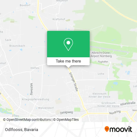 Карта Odlfooss