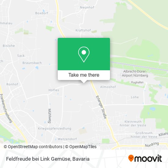 Feldfreude bei Link Gemüse map