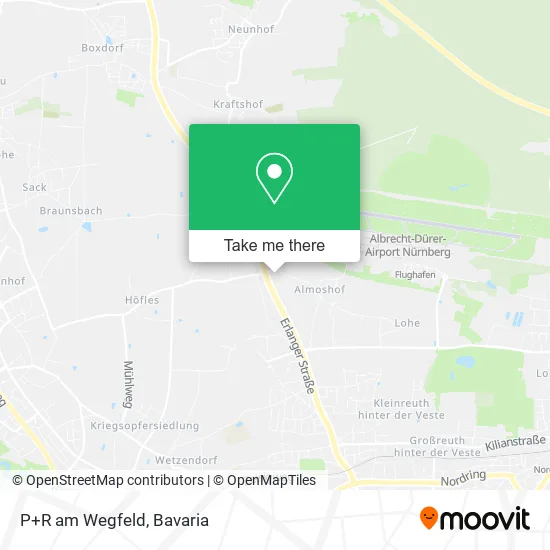 Карта P+R am Wegfeld