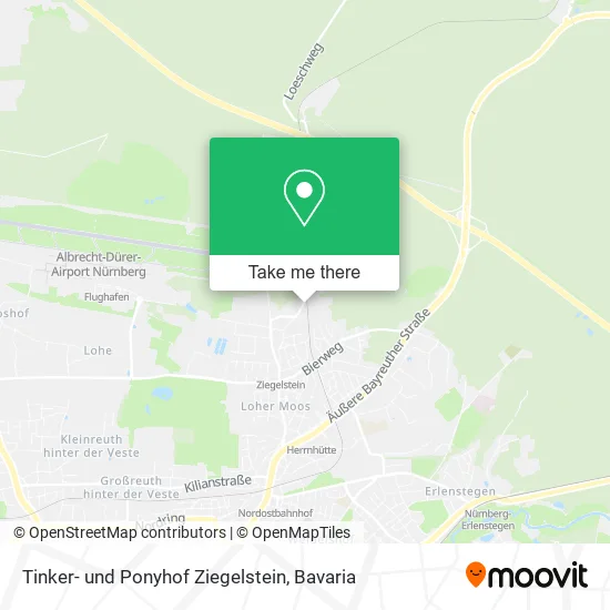 Карта Tinker- und Ponyhof Ziegelstein