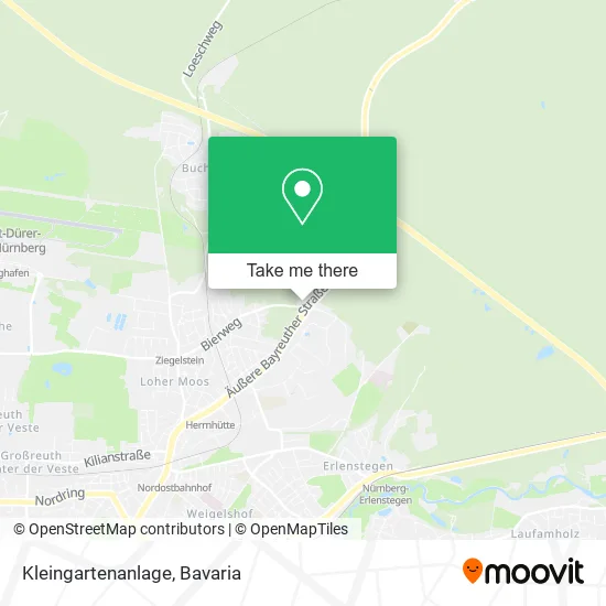 Карта Kleingartenanlage