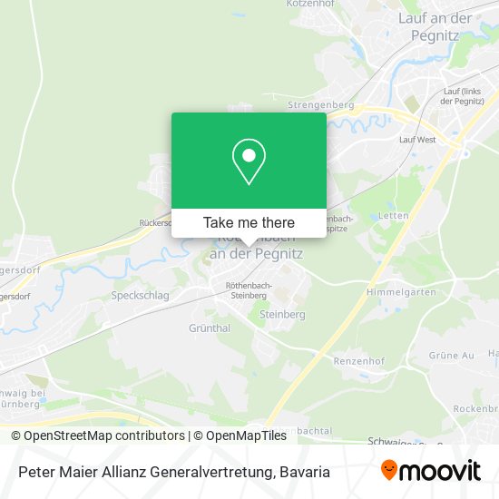 Peter Maier Allianz Generalvertretung map
