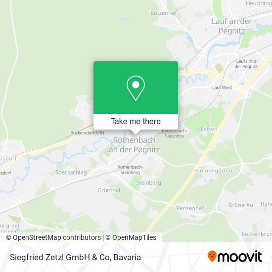 Siegfried Zetzl GmbH & Co map