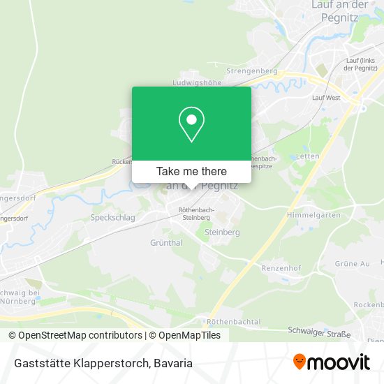 Gaststätte Klapperstorch map