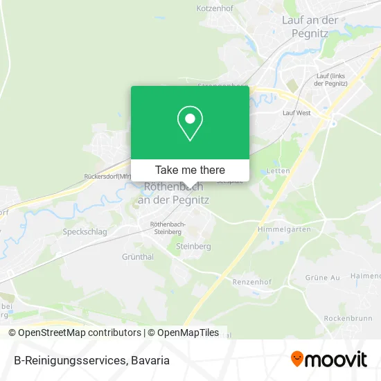 Карта B-Reinigungsservices