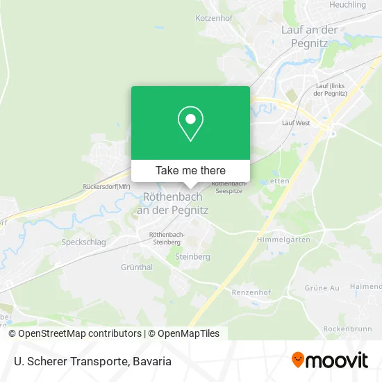 Карта U. Scherer Transporte
