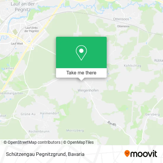 Карта Schützengau Pegnitzgrund