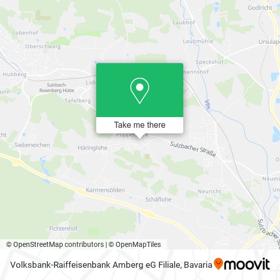 Volksbank-Raiffeisenbank Amberg eG Filiale map