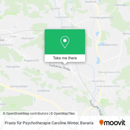 Карта Praxis für Psychotherapie Caroline Winter