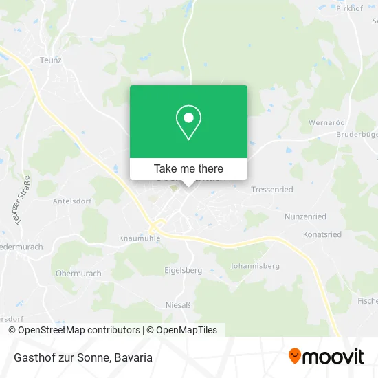 Карта Gasthof zur Sonne