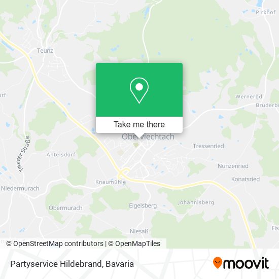 Partyservice Hildebrand map