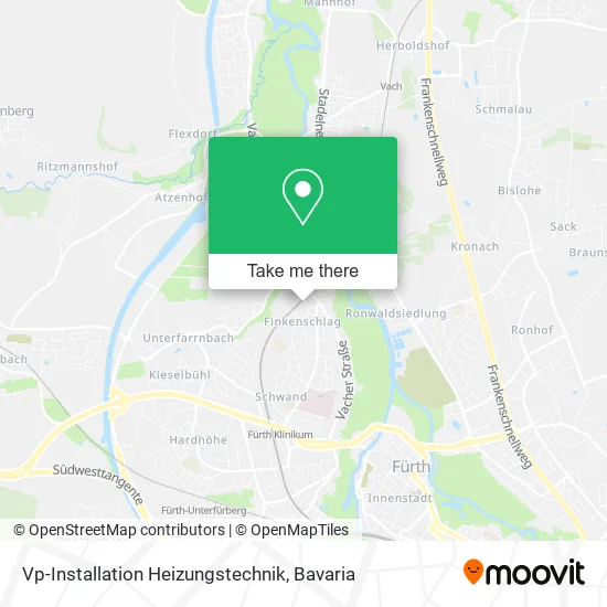 Карта Vp-Installation Heizungstechnik