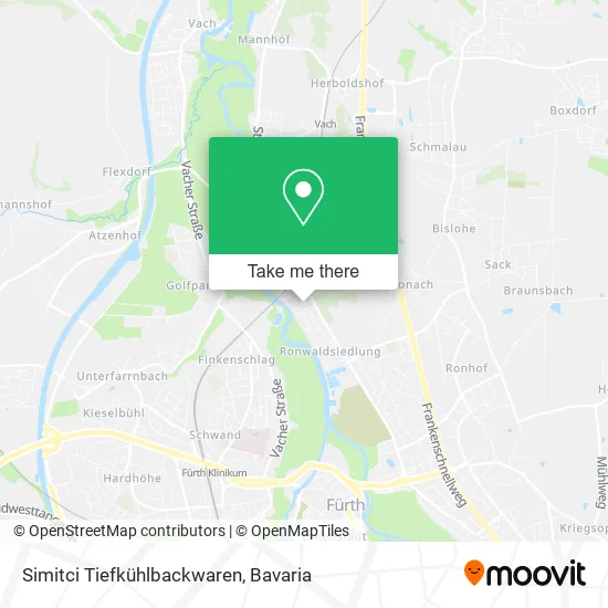 Карта Simitci Tiefkühlbackwaren