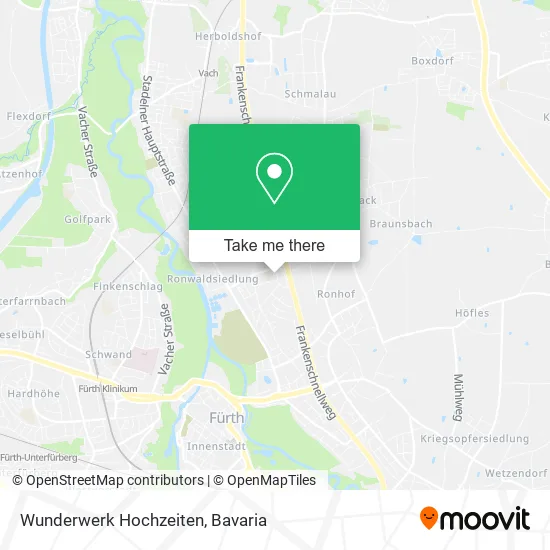 Карта Wunderwerk Hochzeiten