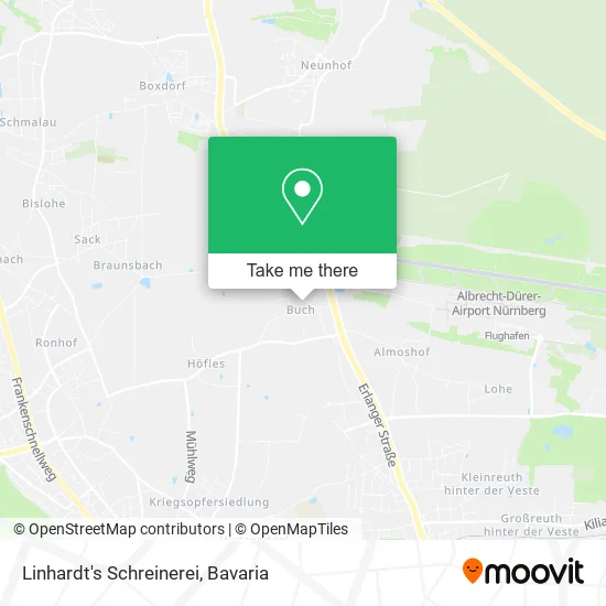 Карта Linhardt's Schreinerei