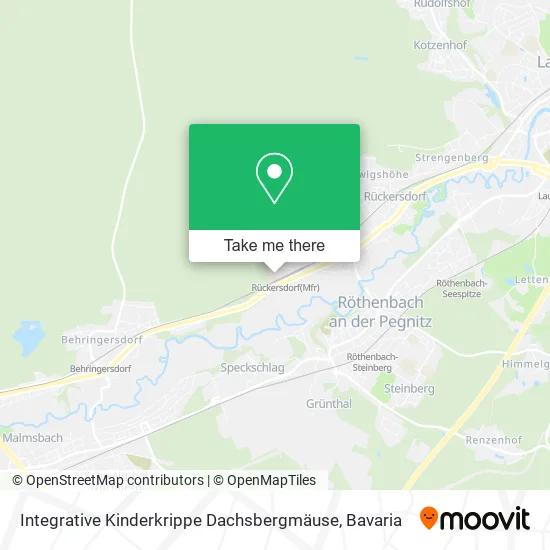 Карта Integrative Kinderkrippe Dachsbergmäuse