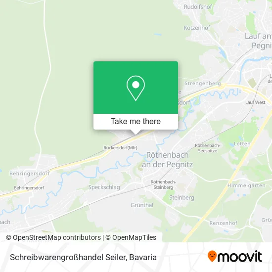 Карта Schreibwarengroßhandel Seiler
