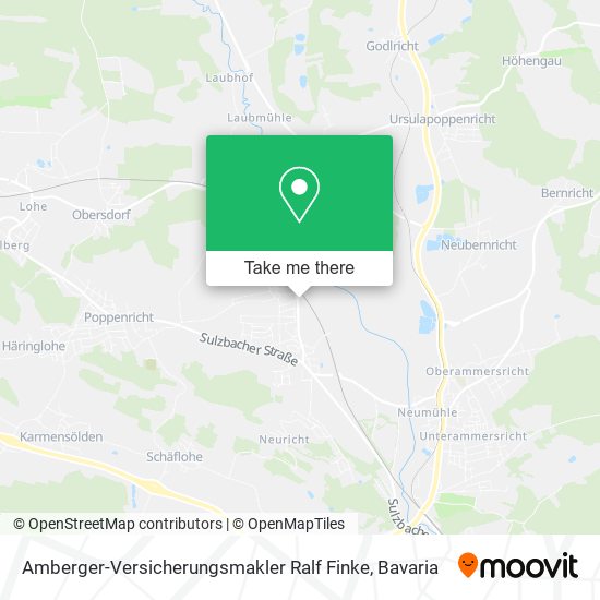 Amberger-Versicherungsmakler Ralf Finke map