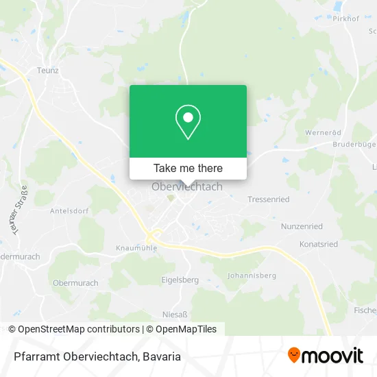 Карта Pfarramt Oberviechtach