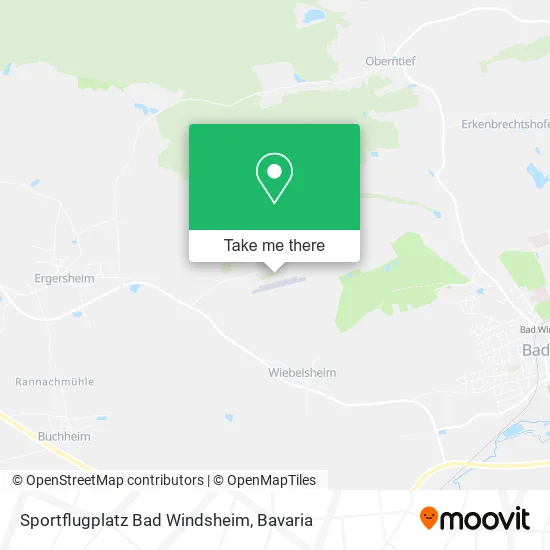 Карта Sportflugplatz Bad Windsheim