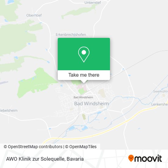 AWO Klinik zur Solequelle map