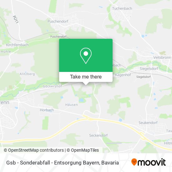 Gsb - Sonderabfall - Entsorgung Bayern map