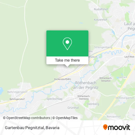 Карта Gartenbau Pegnitztal