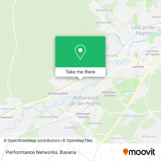 Карта Performance Networks