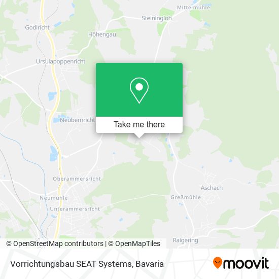 Vorrichtungsbau SEAT Systems map