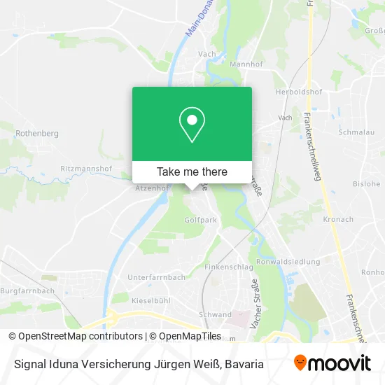 Карта Signal Iduna Versicherung Jürgen Weiß