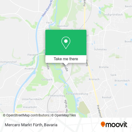 Mercaro Markt Fürth map