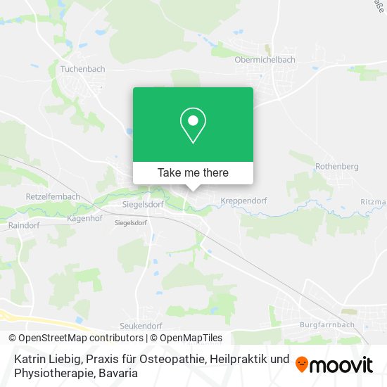 Katrin Liebig, Praxis für Osteopathie, Heilpraktik und Physiotherapie map