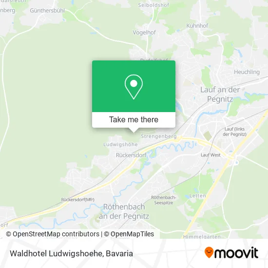 Карта Waldhotel Ludwigshoehe