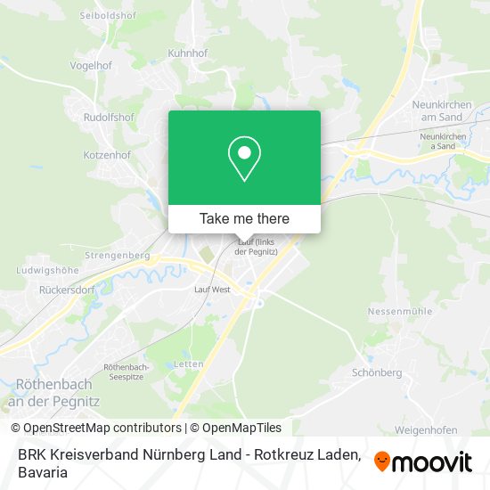 BRK Kreisverband Nürnberg Land - Rotkreuz Laden map