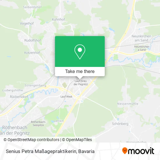 Карта Senius Petra Maßagepraktikerin