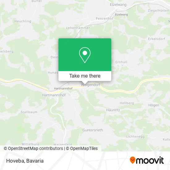 Карта Hoveba