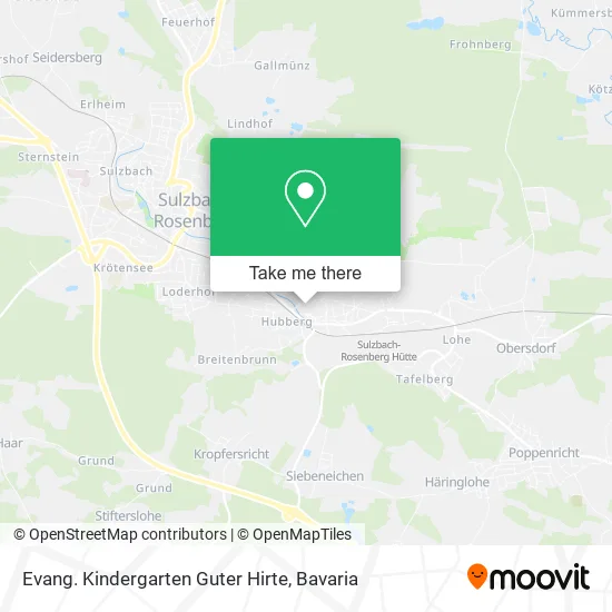 Evang. Kindergarten Guter Hirte map