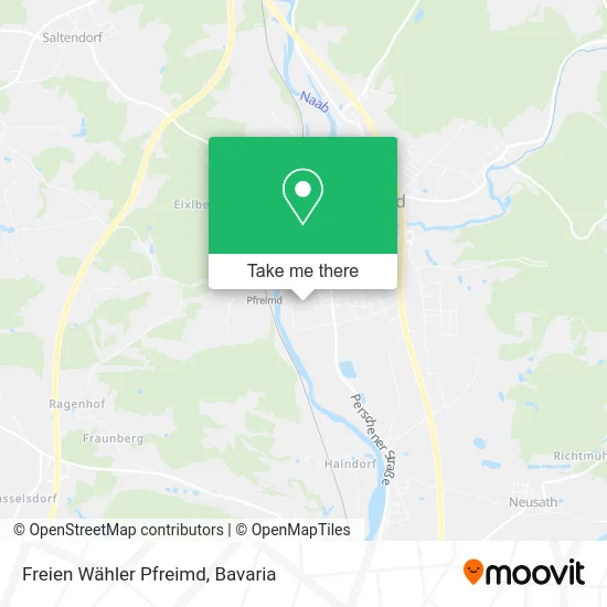 Карта Freien Wähler Pfreimd