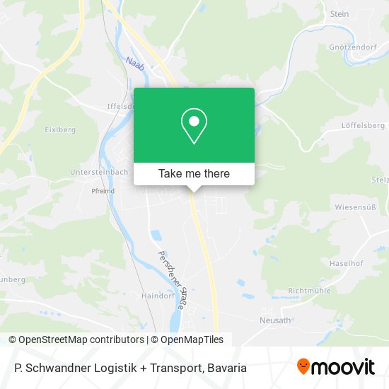 P. Schwandner Logistik + Transport map