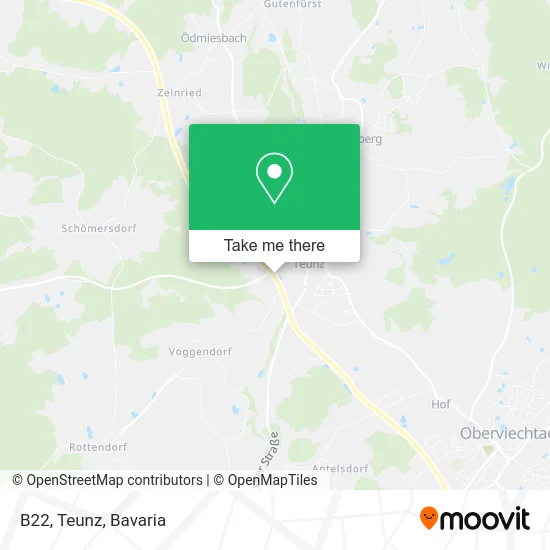 Карта B22, Teunz