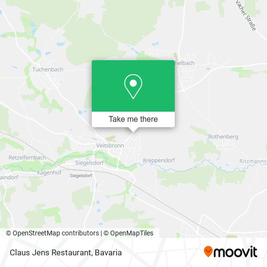 Claus Jens Restaurant map