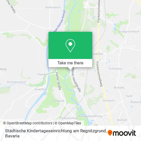 Städtische Kindertageseinrichtung am Regnitzgrund map