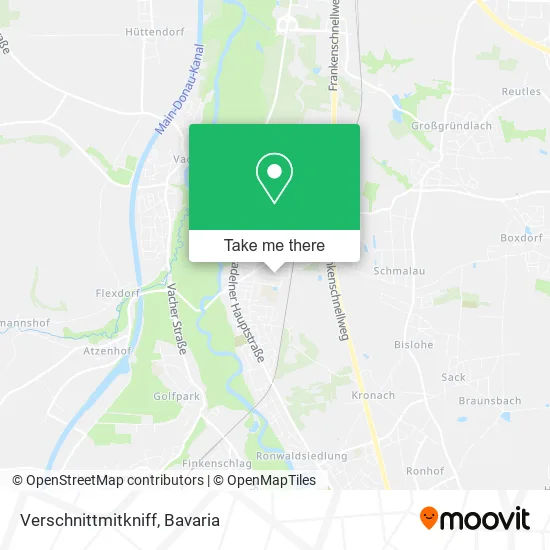 Карта Verschnittmitkniff