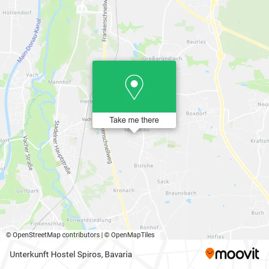 Карта Unterkunft Hostel Spiros