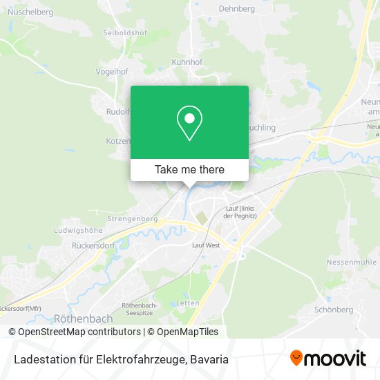 Ladestation für Elektrofahrzeuge map