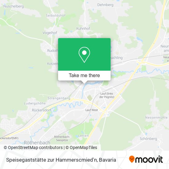 Speisegaststätte zur Hammerscmied'n map